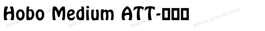 Hobo Medium ATT字体转换